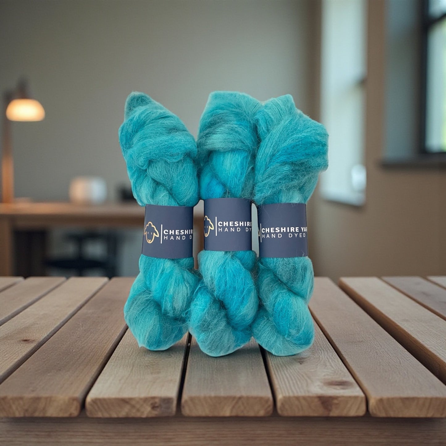 Teal Appeal - Lace Weight - Suri Alpaca & Mulberry Silk.