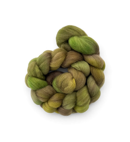 Woodland Path - 100% Corriedale Wool Top Spinning/Felting Fibre/Fiber