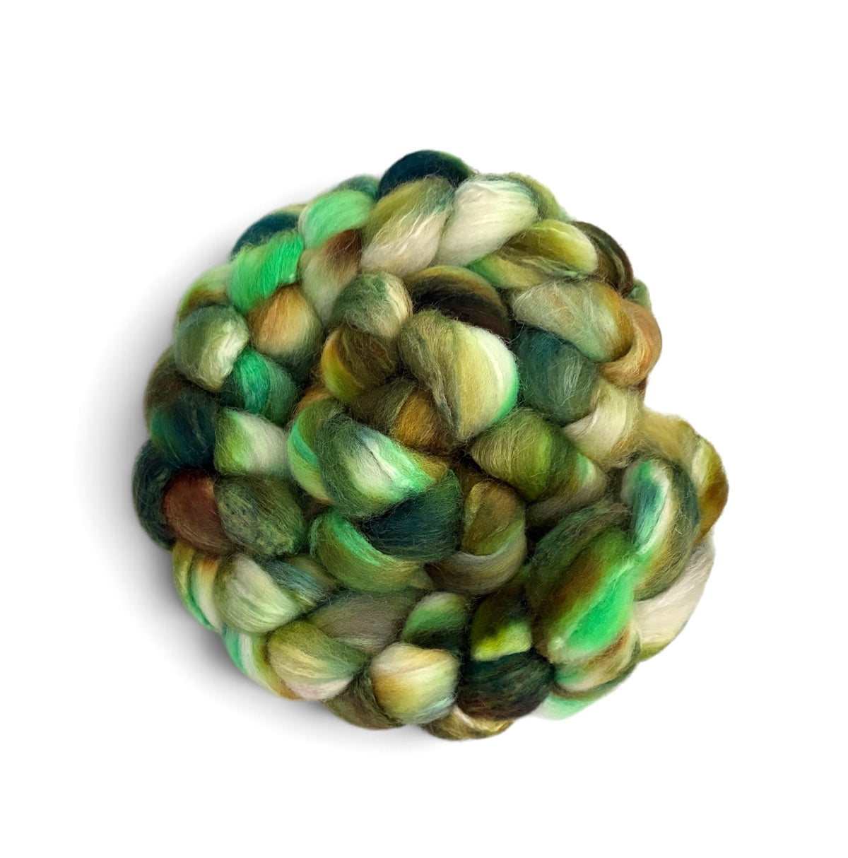 Tangled Ivy - 70% BFL Wool 30% Tussah Silk - Fibre/Fiber