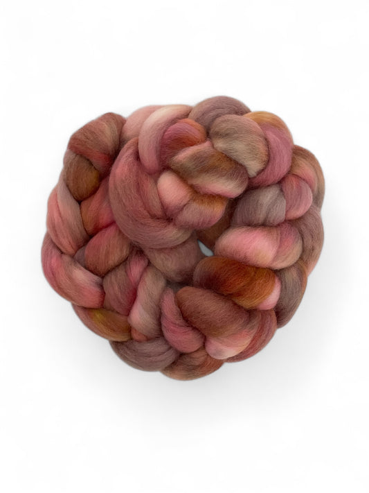 Pink Alabaster - 100% Corriedale Wool Spinning Fibre/Fiber