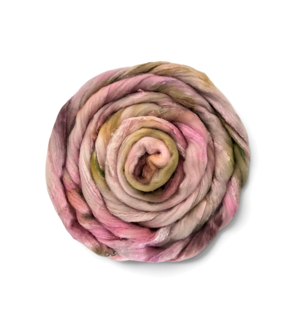Vintage Petals - 70% BFL Wool 30% Tussah Silk - Fibre/Fiber