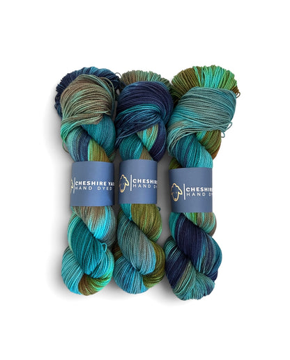 Deep Forest -  SW Fingering Weight - Blue Faced Leicester & Nylon