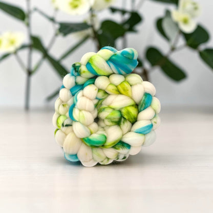 Mint Mojito - 100% SW Merino Spinning Fibre/Fiber 140g/4.93oz