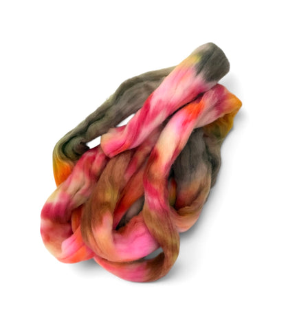 COSMIC DUST - 100% Corriedale Wool Top Spinning Fibre/Fiber