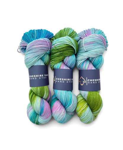Hydrangea Leaf -  Fingering Weight - SW Merino Wool & Mulberry Silk