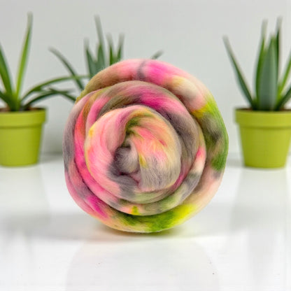Birthday Bouquet -100% Corriedale Wool Top Spinning Fibre/Fiber
