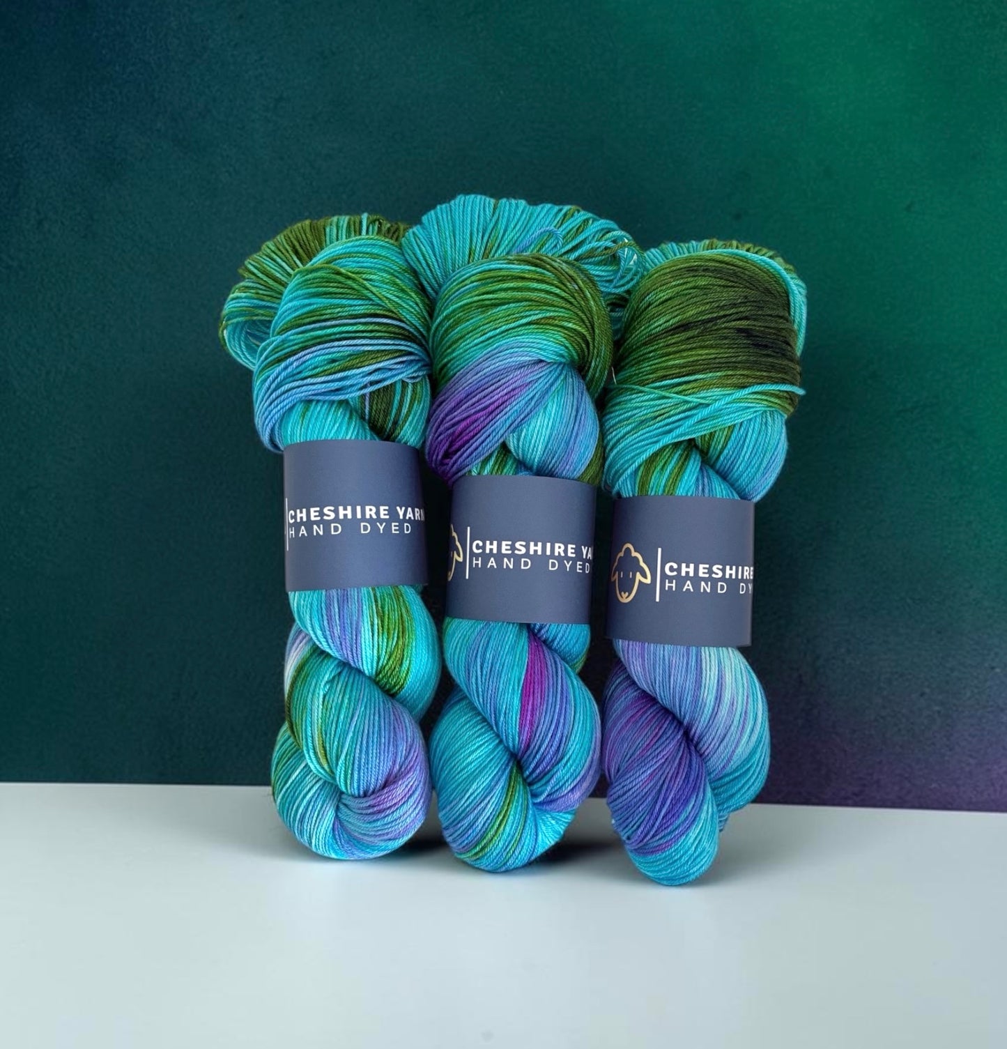 Neptune’s Grotto -  Fingering Weight - SW Merino Wool & Mulberry Silk