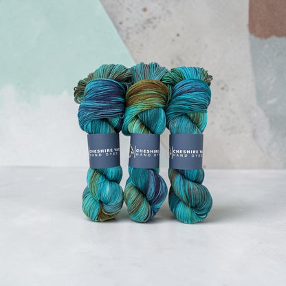Enchanted Forest -  Fingering Weight - SW Merino Wool & Mulberry Silk