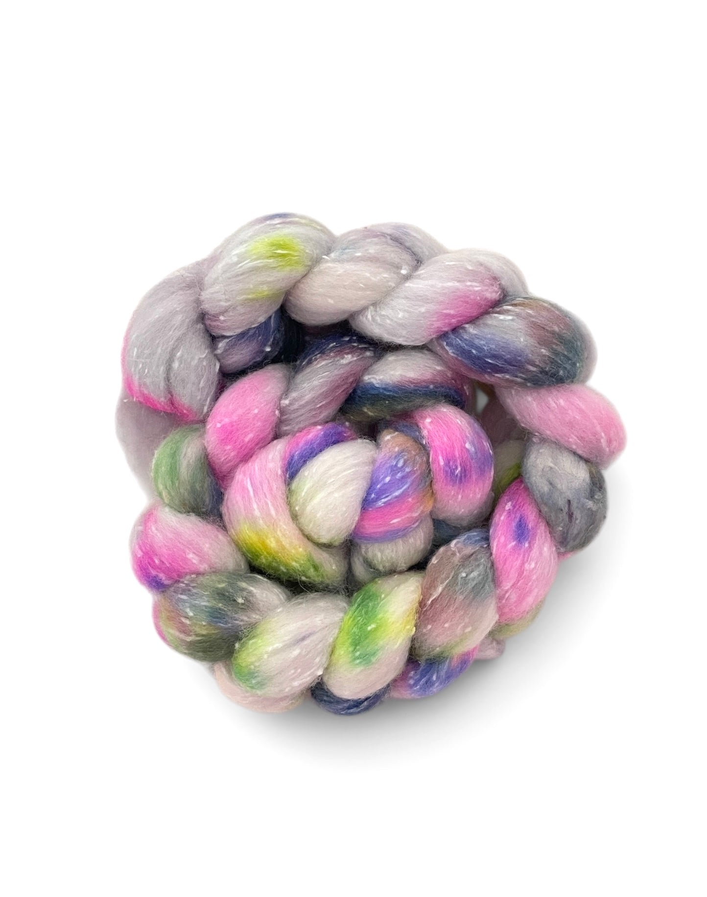 Wildflower Fog - 80% American Wool/ 20% Viscose -Top Spinning Fibre/Fiber