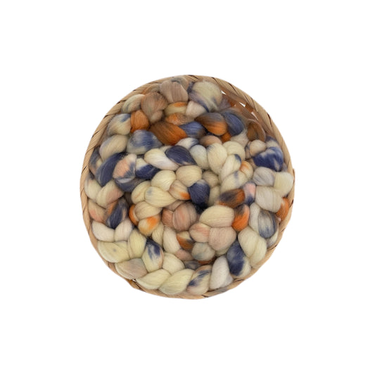 Marshmallow Cocoa - 100% Cormo Wool Fibre/Fiber