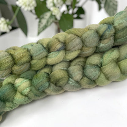 Tulgey Wood - 70% BFL Wool 30% Tussah Silk- Fibre/Fiber (Copy)