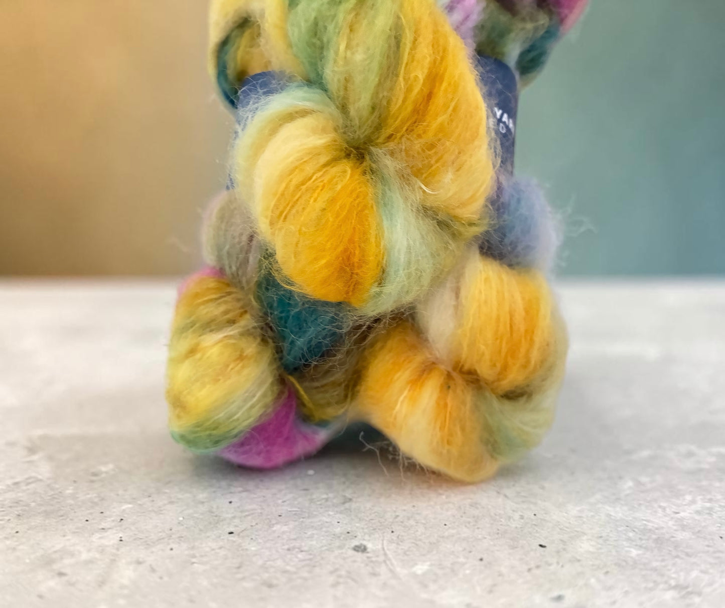 Sun-Dappled Garden - Mohair- Double Knit Weight.