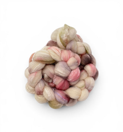 Rhubarb Fool - 70% Blue Faced Leicester Wool & 30% Tussah Silk