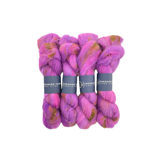 Amethyst Ember - Lace Weight -  Baby Suri Alpaca
