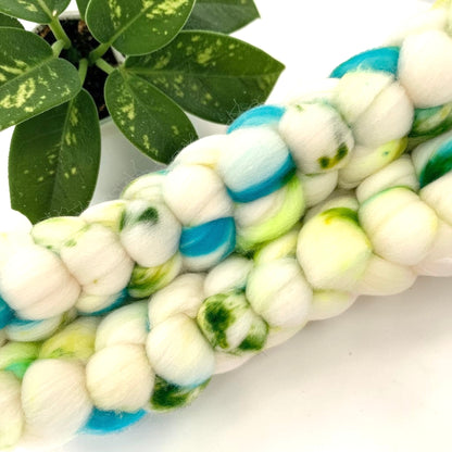 Mint Mojito - 100% SW Merino Spinning Fibre/Fiber 140g/4.93oz