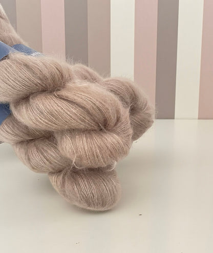 Mushroom - Lace Weight - Mohair & Silk