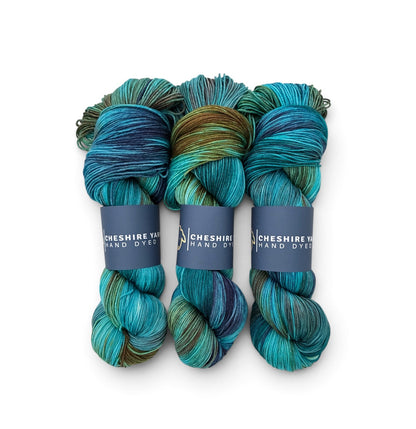 Enchanted Forest -  Fingering Weight - SW Merino Wool & Mulberry Silk
