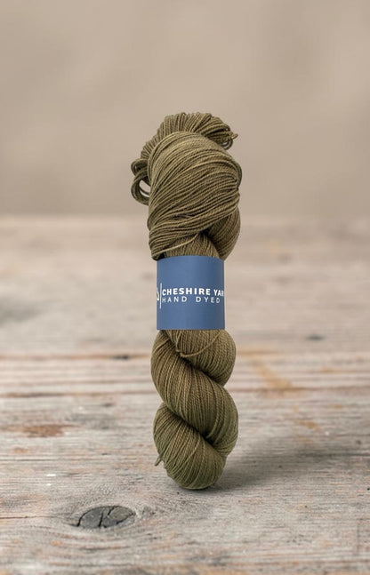 Olive Oil - Fingering Weight - Cashmere & Merino & Nylon