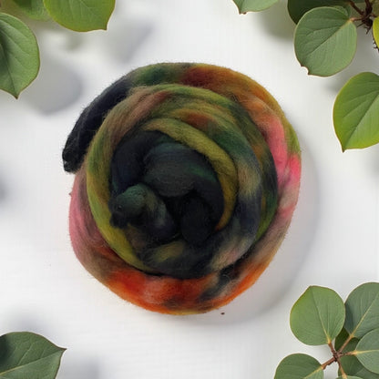 Witch's Brew - 100% Finnish Wool Top - Spinning/Felting Fibre/Fiber