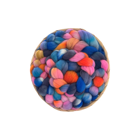 Rainbow Party - 100% Cormo Wool  Spinning Fibre/Fiber