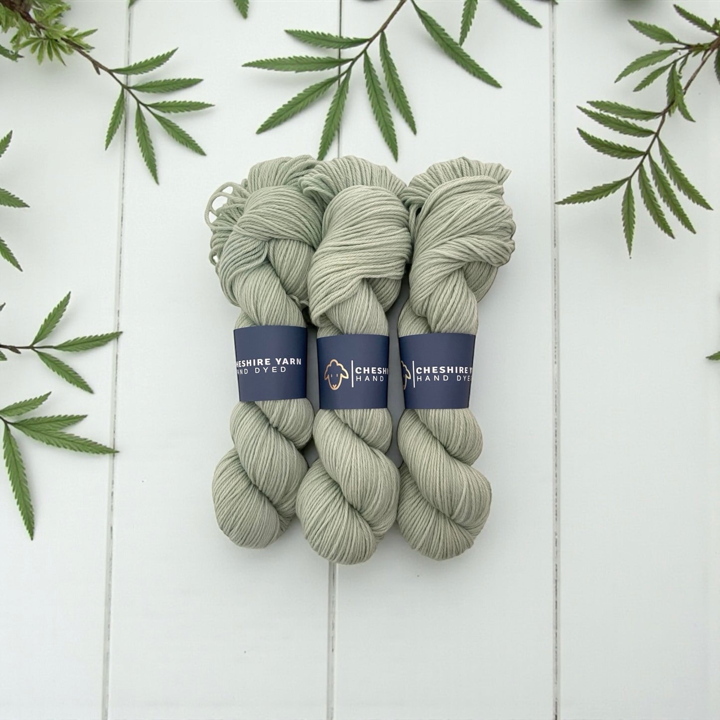 Eucalyptus Leaf - Double Knit Weight - 100% Organic Merino