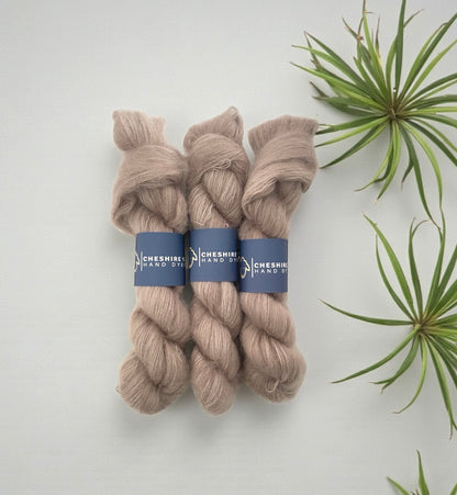 Mushroom - Lace Weight - Mohair & Silk