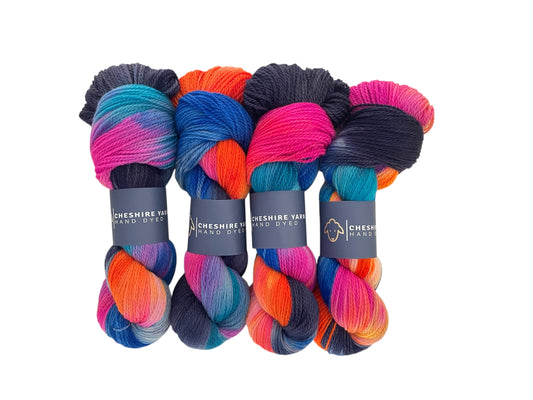 Rainbow Party - Highland Fingering/Sock Weight