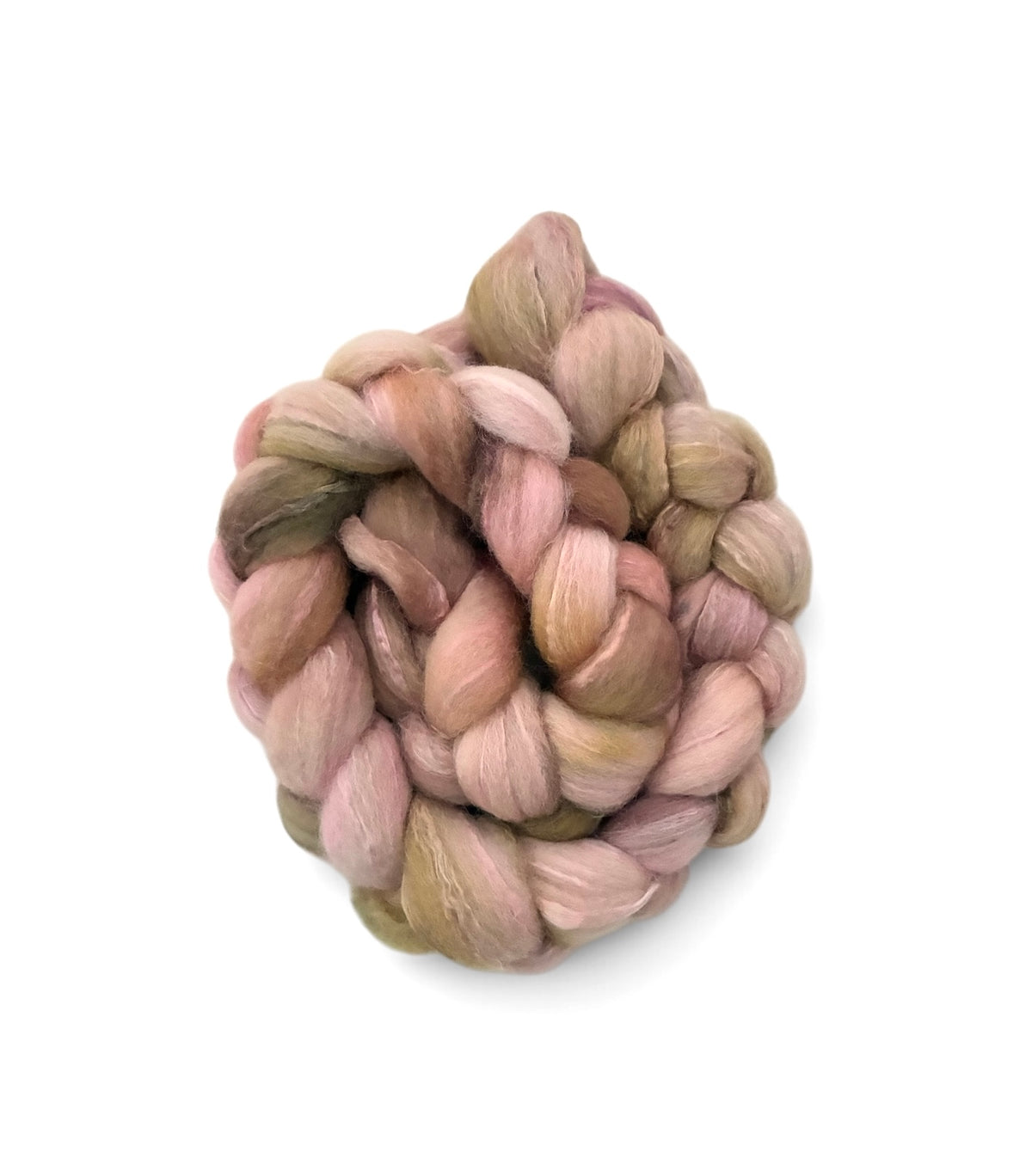 Vintage Petals - 70% BFL Wool 30% Tussah Silk - Fibre/Fiber