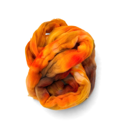 Bonfire Hearth - 100%Targhee Wool Top Wool Spinning Fibre/Fiber