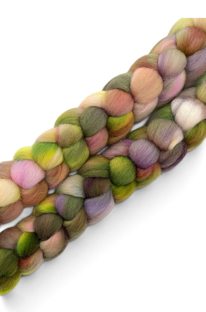 Mossy Manor - 100% Corriedale Wool Top Spinning Fibre/Fiber