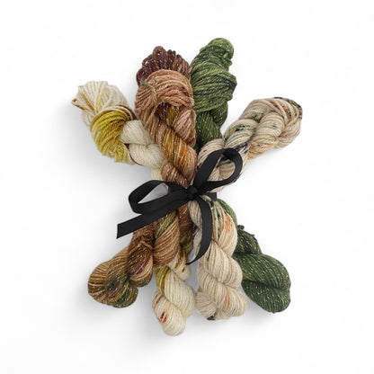 Matcha & Cardamom -  Mini Skein Set - Sock Weight