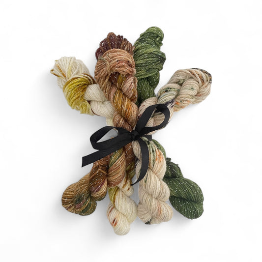 Matcha & Cardamom -  Mini Skein Set - Sock Weight