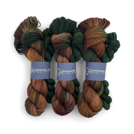 Woodland Wonder - BFL Sock Weight - 100g + 20g