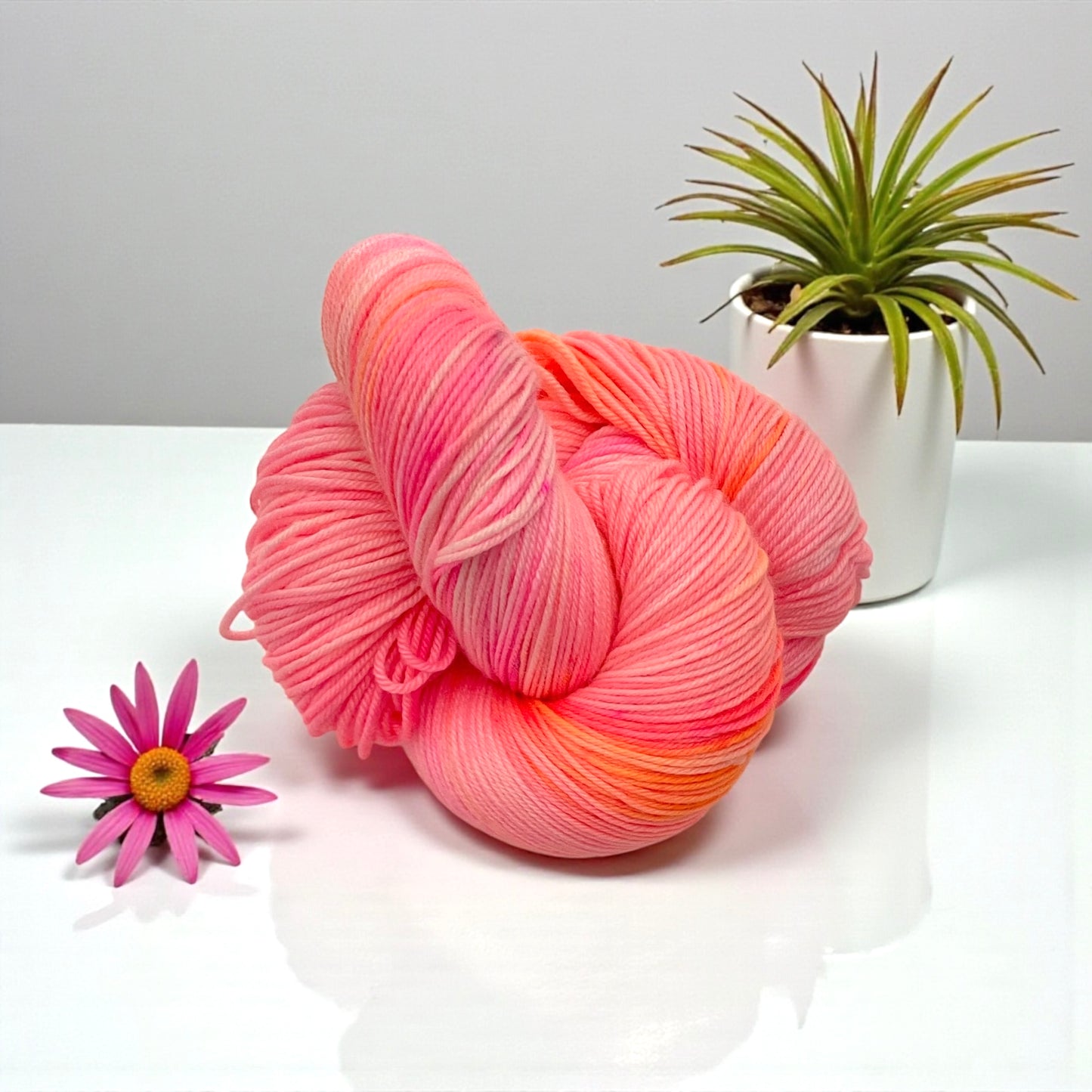 Sunshine -  Fingering Weight - SW Merino Wool & Mulberry Silk