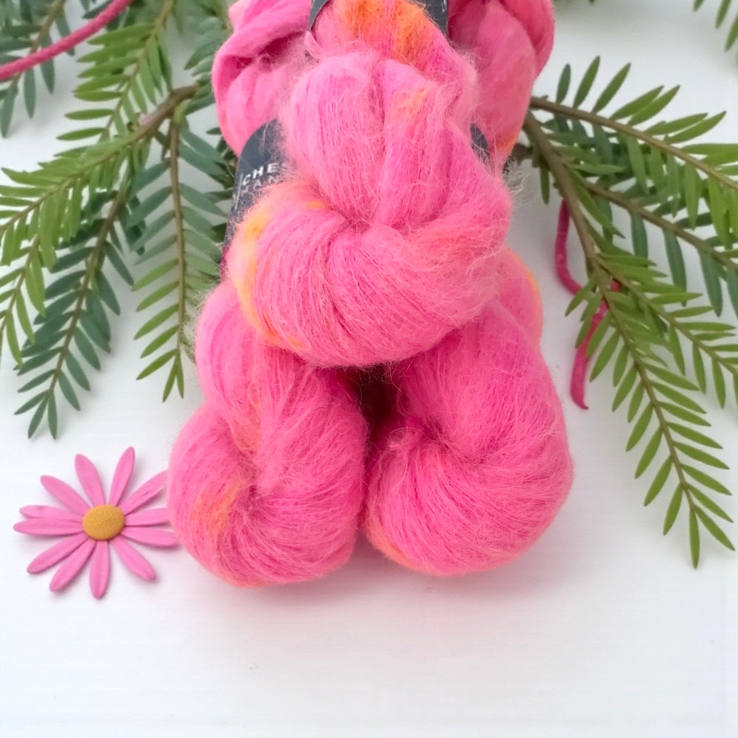 Afternoon Pink - Lace Weight -  Suri Alpaca & Mulberry Silk