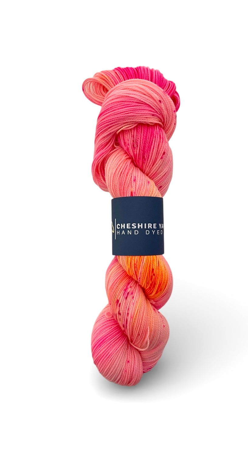 Coral Paradise - Fingering Weight - Cashmere & Merino