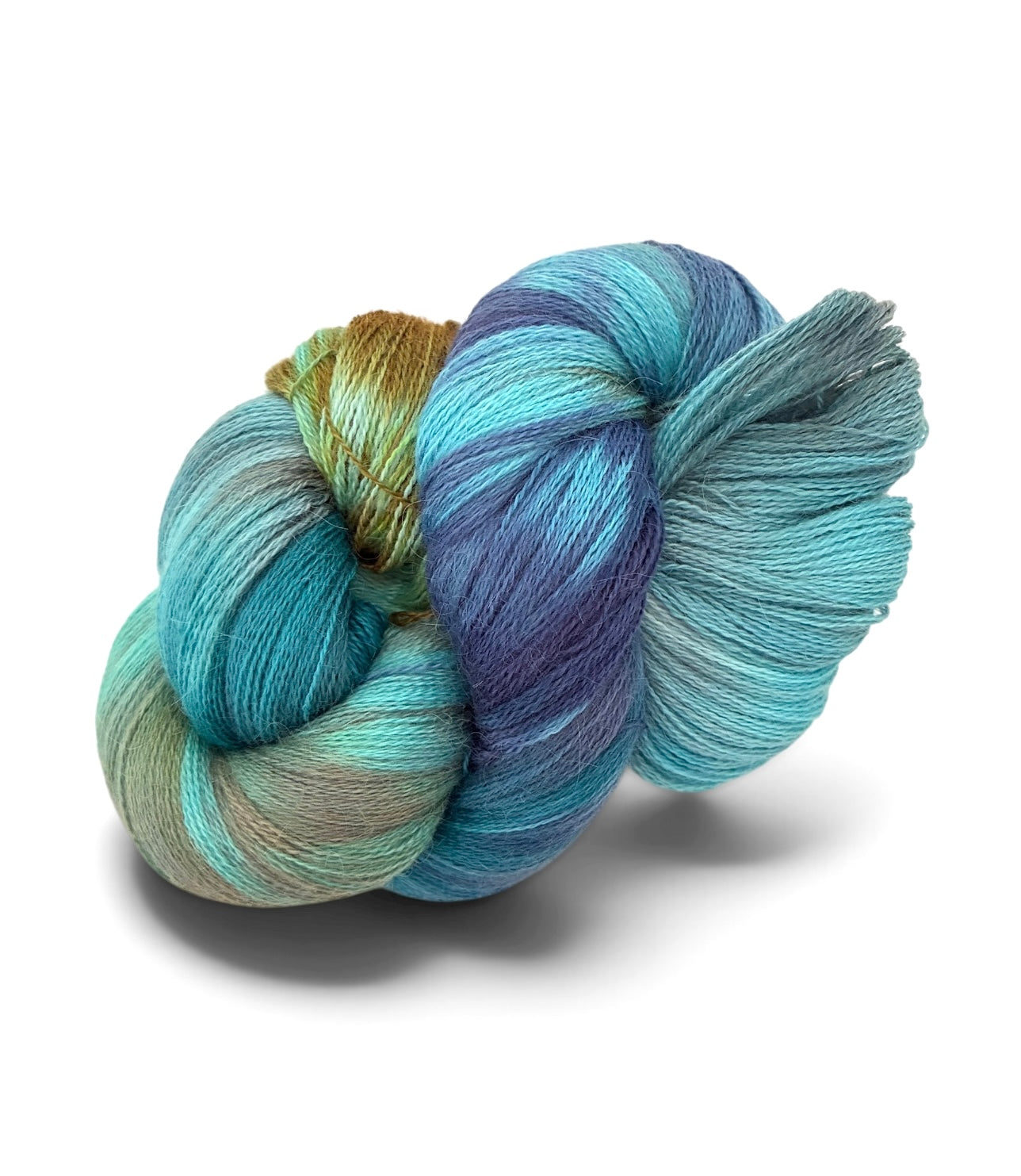 Lagoon Shimmer -  Lace Weight - Alpaca/Merino/Silk