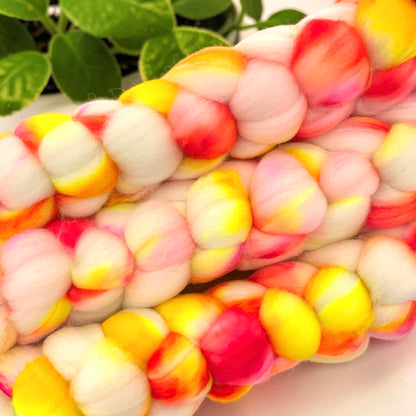 Tequila Sunrise - 100% SW Merino Spinning Fibre/Fiber