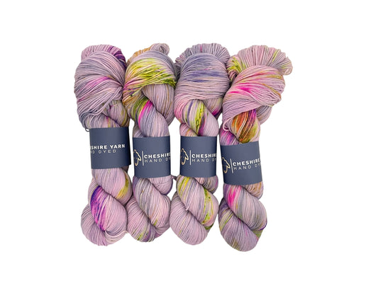 Violet Spray - Cashmere Fingering/Sock Weight