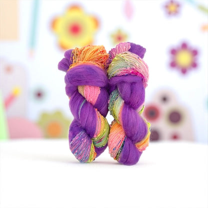 Superstar Duet - Slub Fingering Weight + Mohair