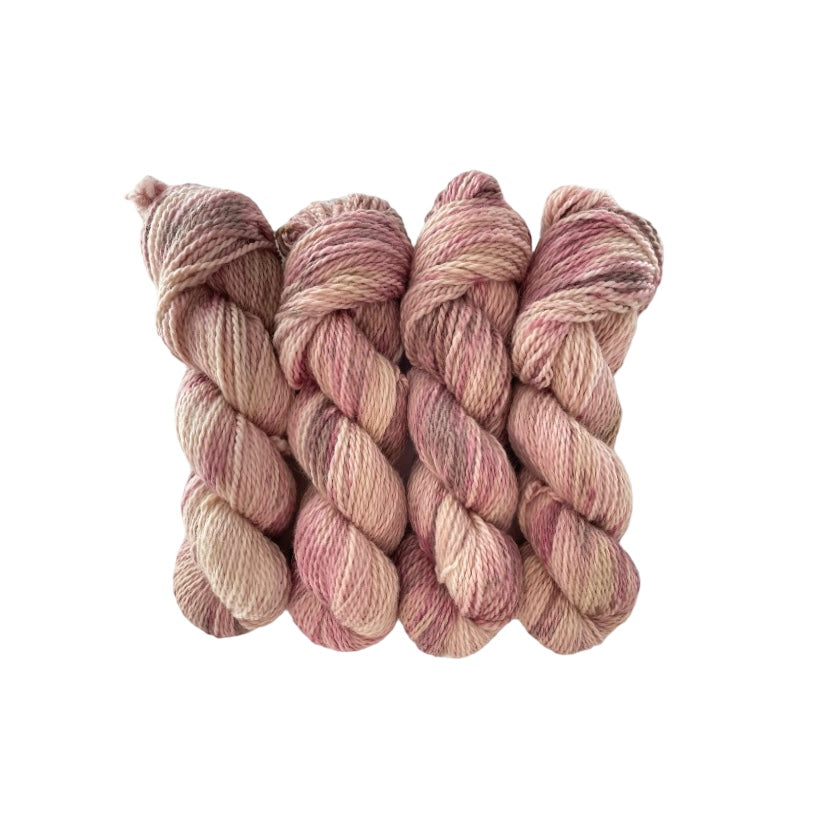 Our SWEET TRUFFLE hand dyed yarn is made with a luxurious blend of baby alpaca and merino wool. Perfect for your next knitting or crochet project, each 100g skein is delicately crafted and dyed to ensure vibrant and consistent color throughout.