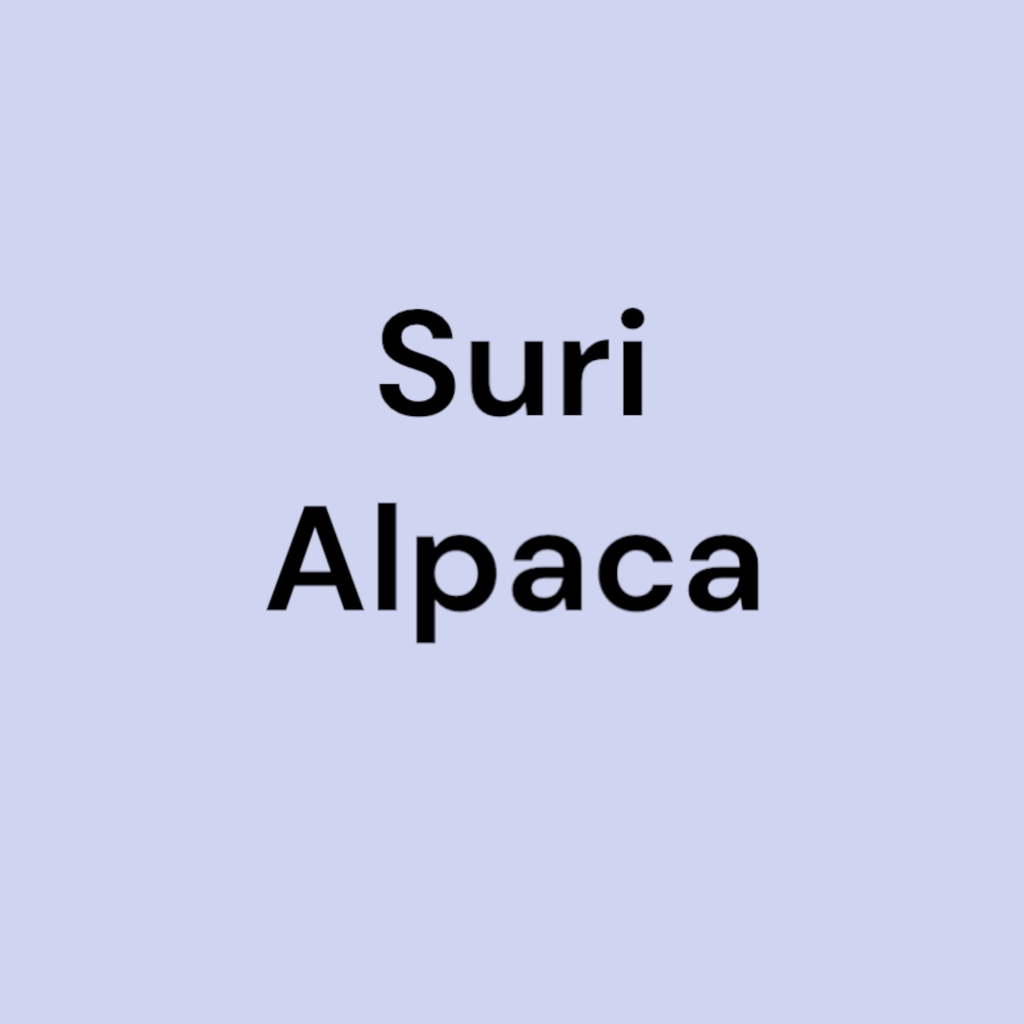 Suri Alpaca - Lace Weight