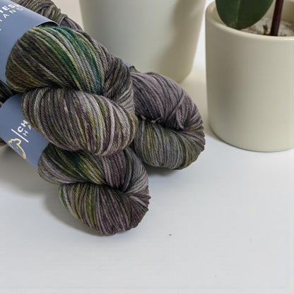 TOY SOLDIER - Hand Dyed Yarn - 100% Extrafine Superwash Merino Wool - Fingering/Sock Weight Singles Yarn - 100g Skein