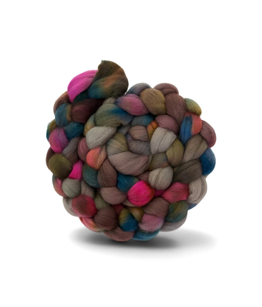 Urban Jungle - 100% Cormo Wool Spinning/Felting Fibre/Fiber - 130g
