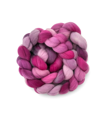 Berry Tart - 100% Cormo Wool Spinning/Felting Fibre/Fiber - 130g