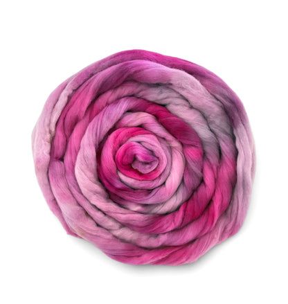 Berry Tart - 100% Cormo Wool Spinning/Felting Fibre/Fiber - 130g